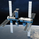 Imagen que muestra el concepto de estación espacial de Northrop Grumman.